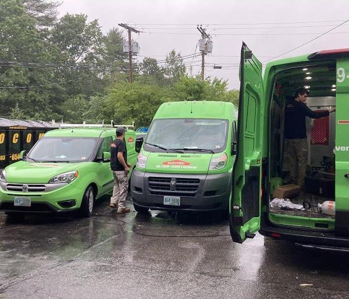Green Fleet Vehicles on the job